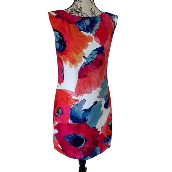 Trina Turk Multicolor Floral Dress - Size 4 - Picture 2 of 9